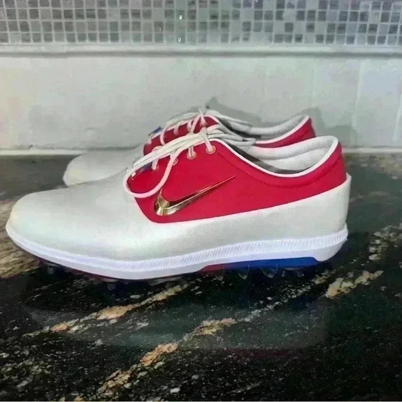 Nike React USA Golf Shoes, Red, White, & Blue! (7.5 M or 8.5W) main image 7